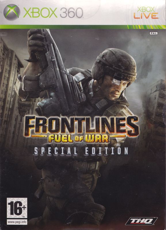 Frontlines Fuel of War box art for Xbox 360